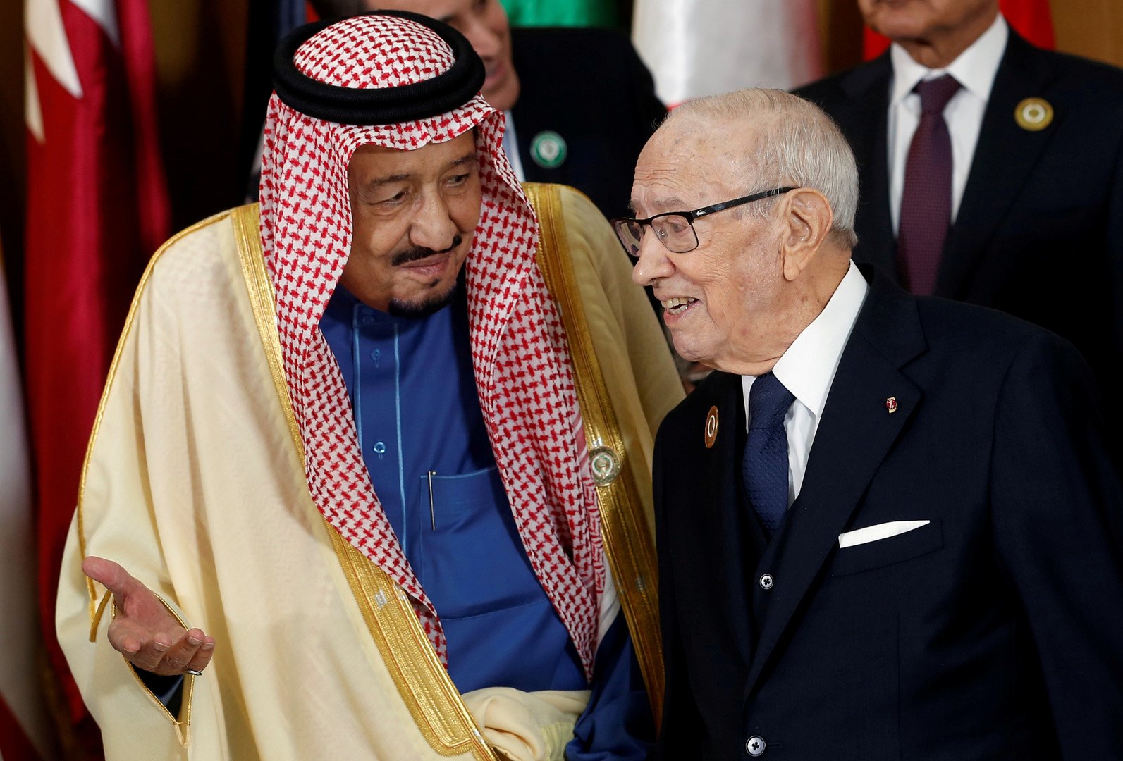 رؤساء عرب ينعون الرئيس التونسي الراحل