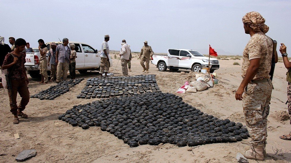 السعودية: نزع ما يقرب من 80 ألف لغم في اليمن منذ يونيو 2018