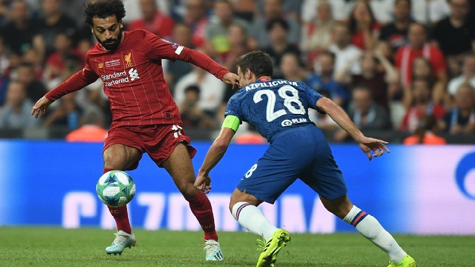 شاهد.. مراوغات الفرعون صلاح الساحرة في كأس السوبر الأوروبي