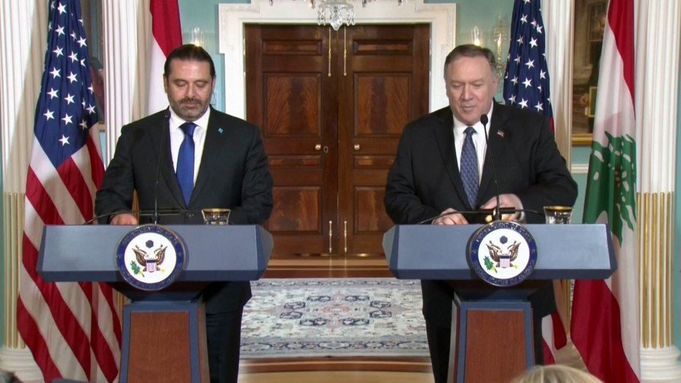 بومبيو للحريري: الذراع الإيرانية تهدد لبنان
