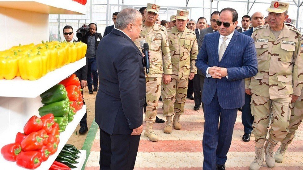 السيسي يدشّن أكبر مشروع للصوب الزراعية في الشرق الأوسط