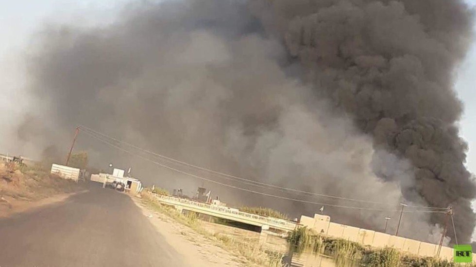 الدفاع المدني العراقي: انفجار كدس عتاد تابع لفصيل من الحشد الشعبي في محافظة صلاح الدين قرب قاعدة بلد