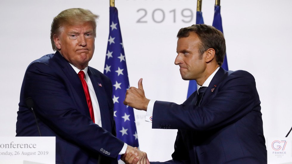 ماكرون يعلن عن محادثات لعقد قمة بين ترامب وروحاني خلال أسابيع لإيجاد اتفاق حول خفض التوتر