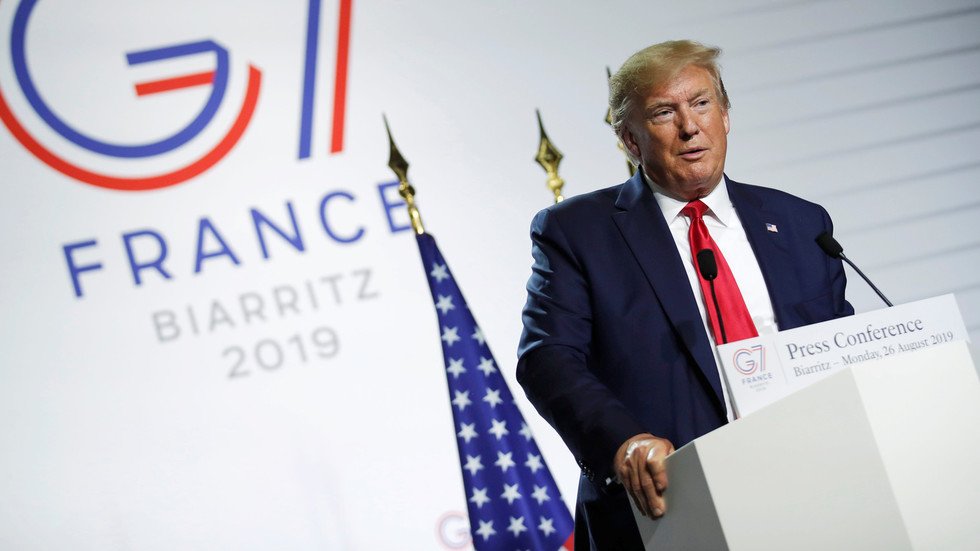 ترامب: لقائي مع روحاني خلال أسابيع أمر واقعي ولا نسعى إلى تغيير النظام في إيران