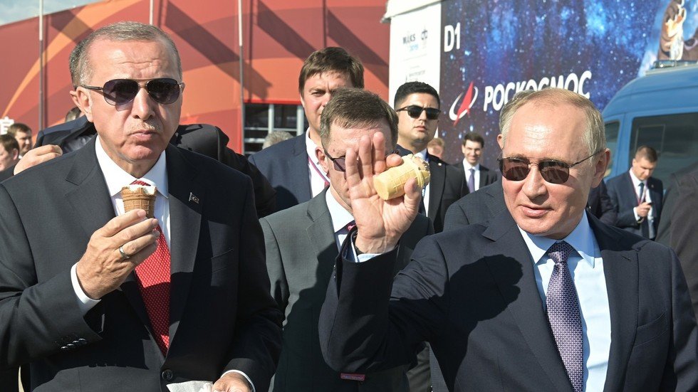 أردوغان: نسعى لزيادة قيمة التجارة مع روسيا إلى 100 مليار دولار