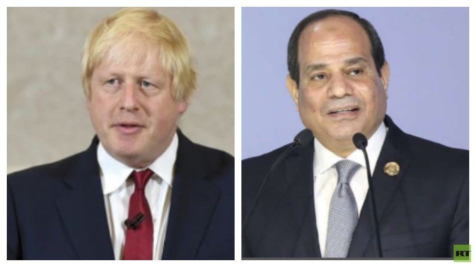 الرئاسة المصرية: جونسون يهاتف السيسي ويؤكد دور مصر المحوري والفاعل