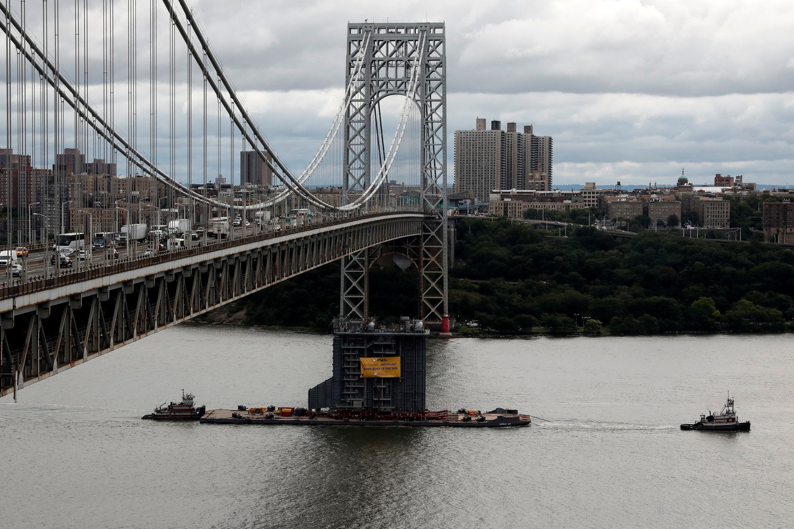 إغلاق جسر جورج واشنطن في نيويورك بسبب تهديد بوجود قنبلة
