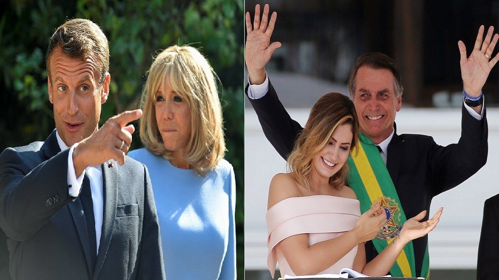 بريجيت ماكرون ترد على تعليقات الرئيس البرازيلي المسيئة لها