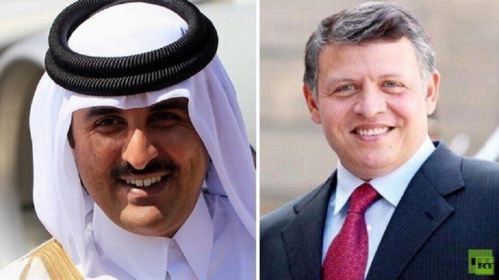 العاهل الأردني يبحث مع أمير قطر العلاقات بين عمان والدوحة