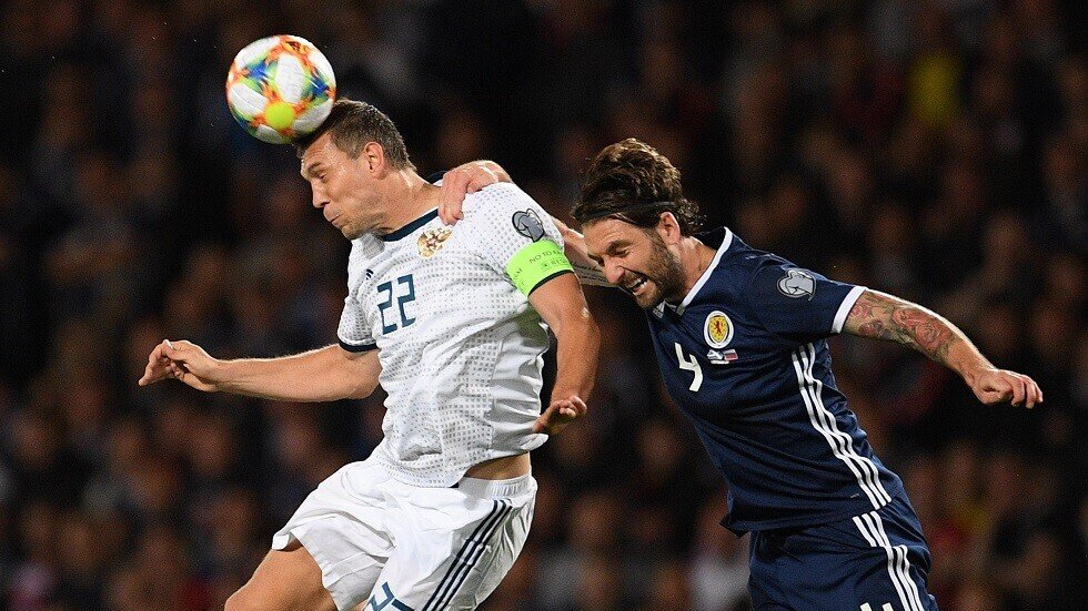 شاهد.. روسيا تقلب الطاولة على اسكتلندا في تصفيات 