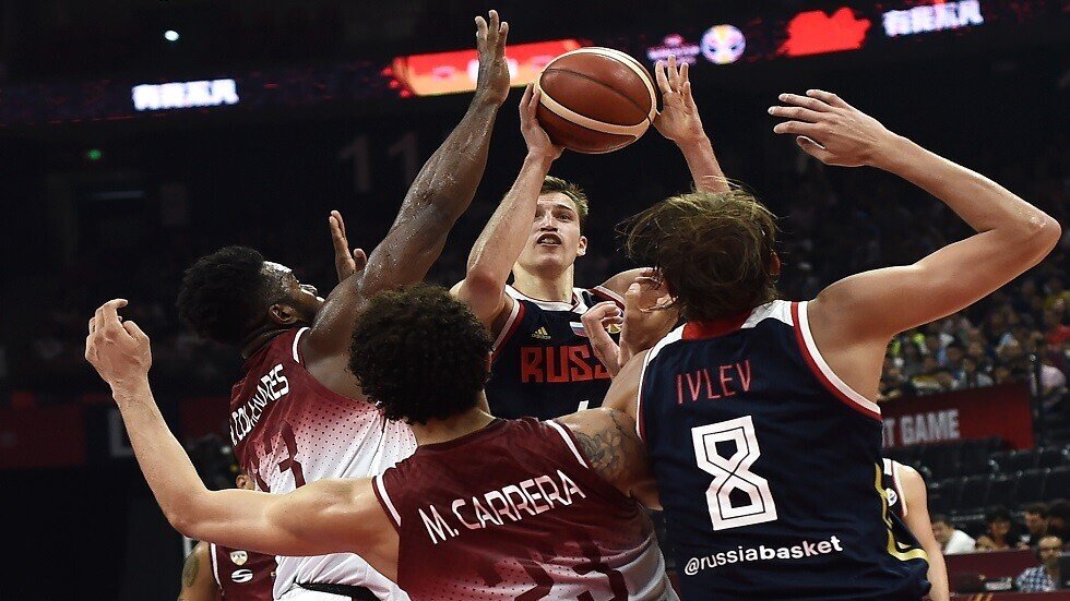 روسيا تتغلب على فنزويلا في مونديال كرة السلة