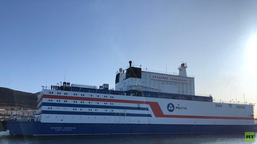 أول محطة نووية عائمة في العالم ترسو في نقطة تمركزها بأقصى شمال روسيا
