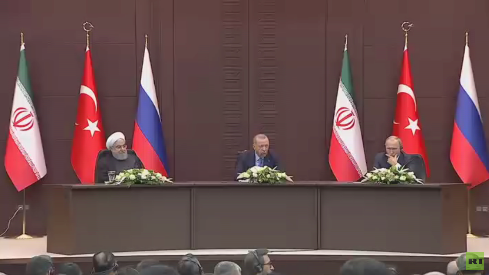 توافق روسي تركي إيراني بشأن سوريا