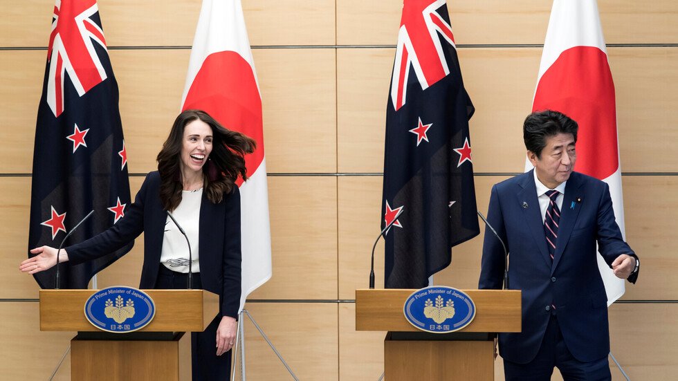 زلة لسان لجاسيندا تحرجها في اليابان!