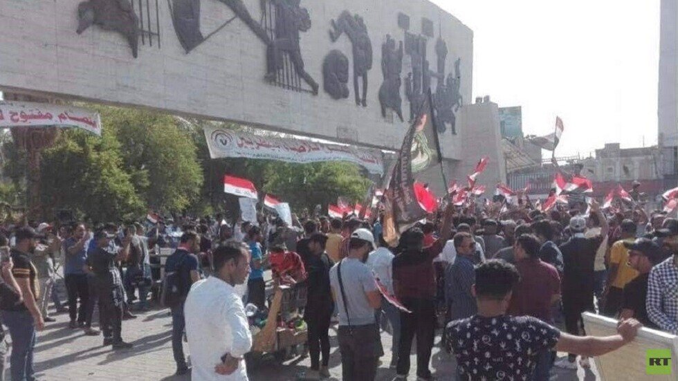 تظاهرات وسط بغداد وإجراءات أمنية مُشددة