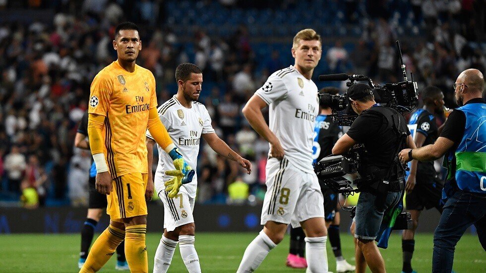 بالفيديو.. ريال مدريد يقع في مصيدة بروج البلجيكي على ملعب