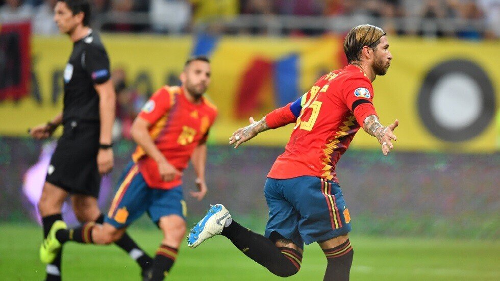 راموس يحطم الرقم القياسي لأكبر عدد من المباريات مع المنتخب الإسباني
