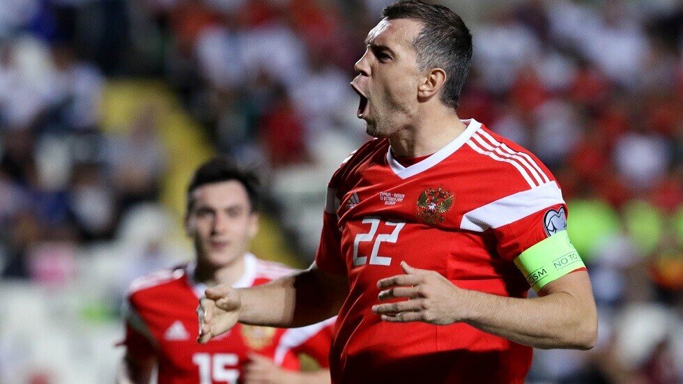 روسيا تقسو على قبرص بخماسية وتتأهل لكأس الأمم الأوروبية 2020