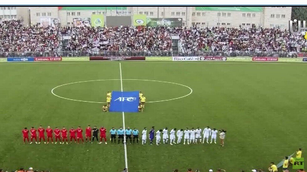 مقابلة دولية على الأرض الفلسطينية