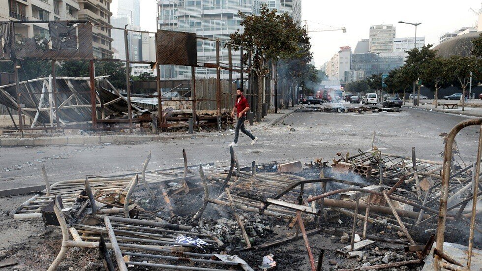 لبنان.. هدوء في العاصمة بيروت بعد تظاهرات واحتكاك مع الأمن