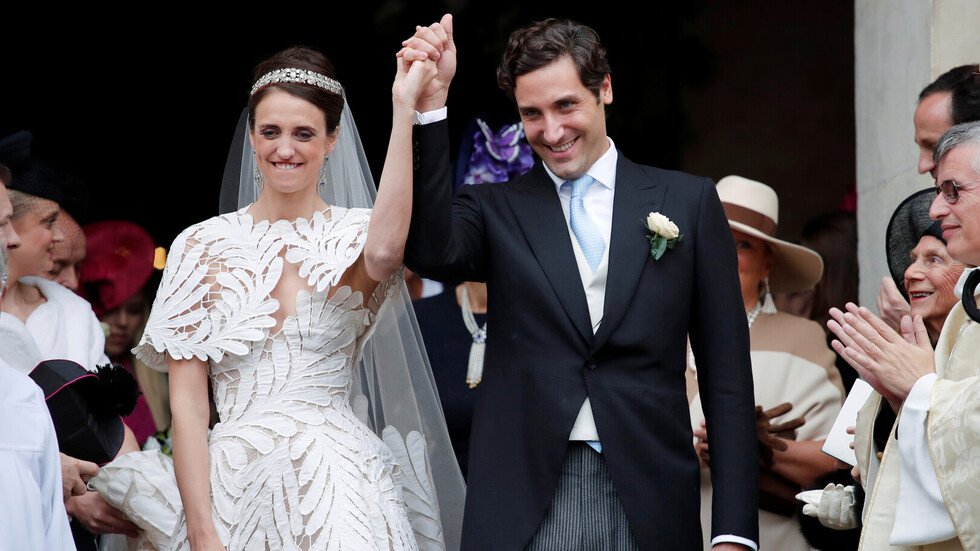 زواج ملكي فخم لحفيد نابليون بونابرت (صور)