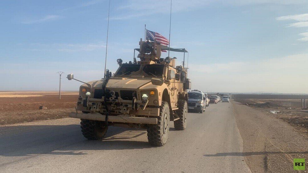قافلة أمريكية تدخل الأراضي السورية قادمة من إقليم كردستان العراق (فيديو+صور)