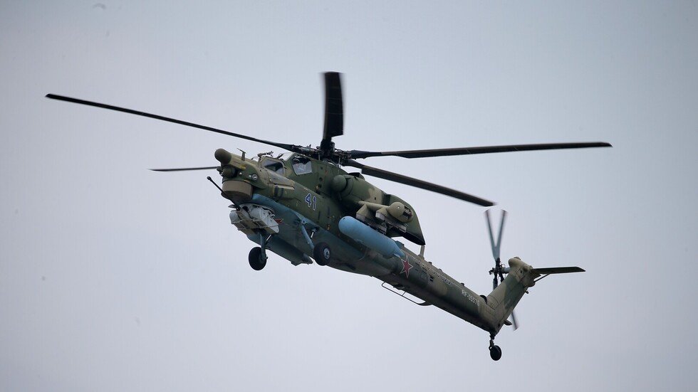 مروحيات حربية روسية تهبط في قاعدة أمريكية سابقة في الرقة