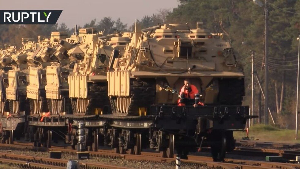 دبابات أمريكية في ليتوانيا