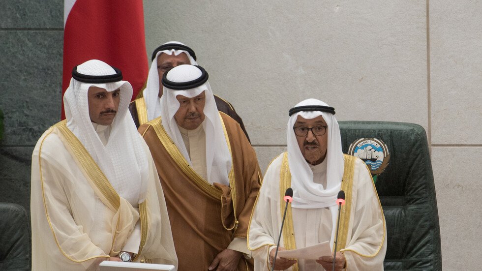 رسالة خطية من أمير الكويت إلى أمير قطر