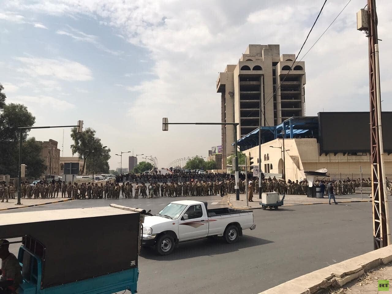 تظاهرات وسط بغداد وإجراءات أمنية مُشددة
