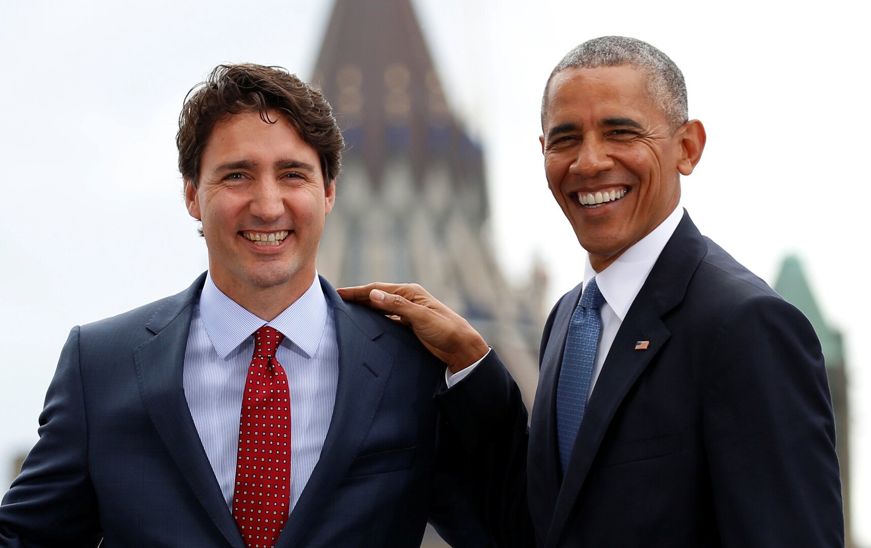 أوباما يدعو الكنديين لإعادة انتخاب ترودو