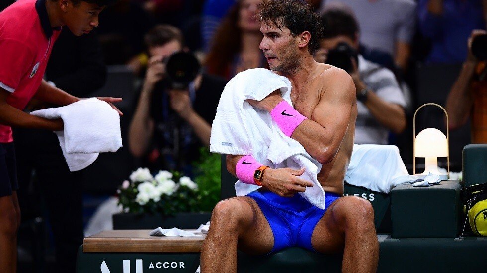 انسحاب نادال من نصف نهائي بطولة باريس