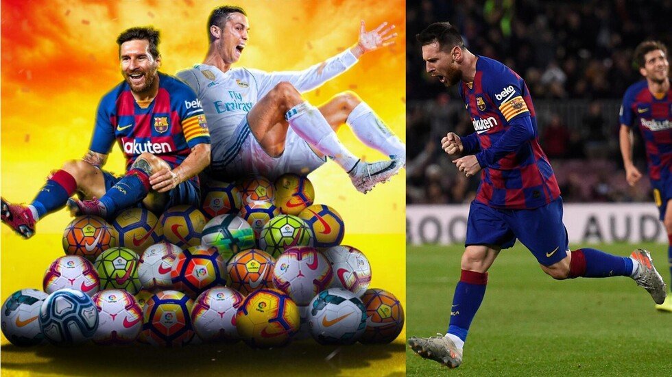 ميسي يعادل رقم رونالدو بالدوري الإسباني