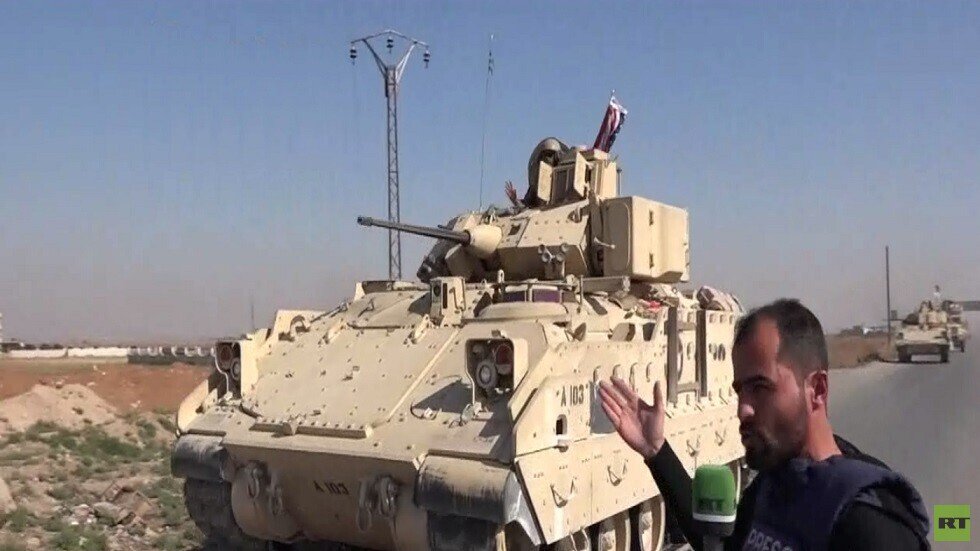 دخول مدرعات برادلي الأمريكية إلى سوريا