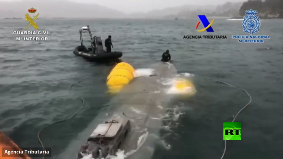 ضبط أول غواصة لتهريب المخدرات في أوروبا