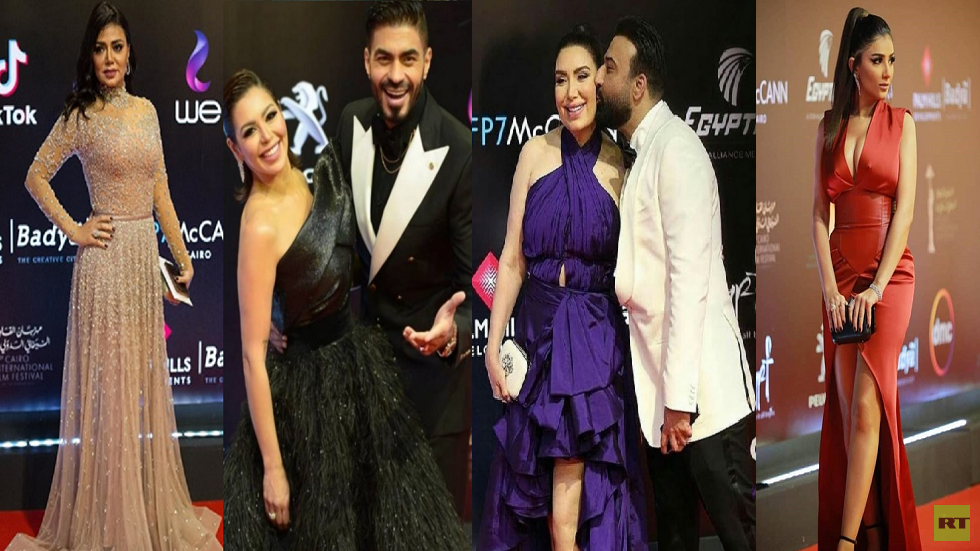 فستان رانيا وقبلات الفنانين يشعلون 