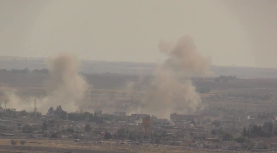اللحظات الأولى عقب تفجير سيارة مفخخة شمال سوريا