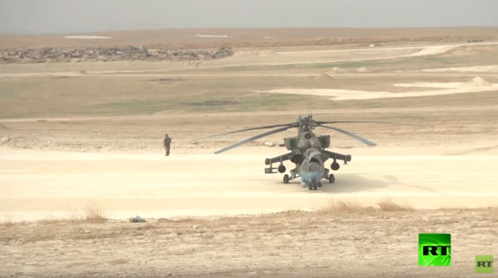 العسكريون الروس يستقرون في مطار سيرين شمال شرقي سوريا