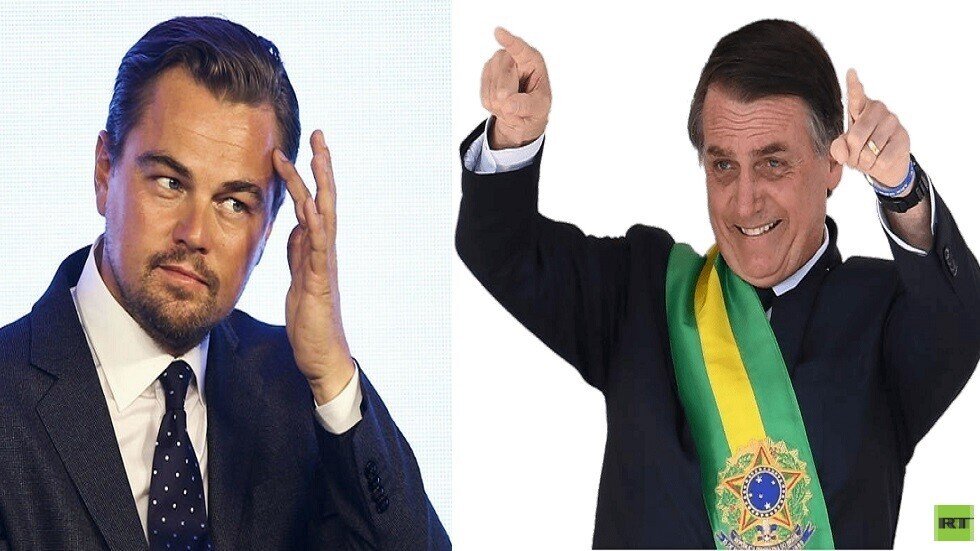 دي كابريو ينفي "التهمة" الموجهة إليه من قبل الرئيس البرازيلي