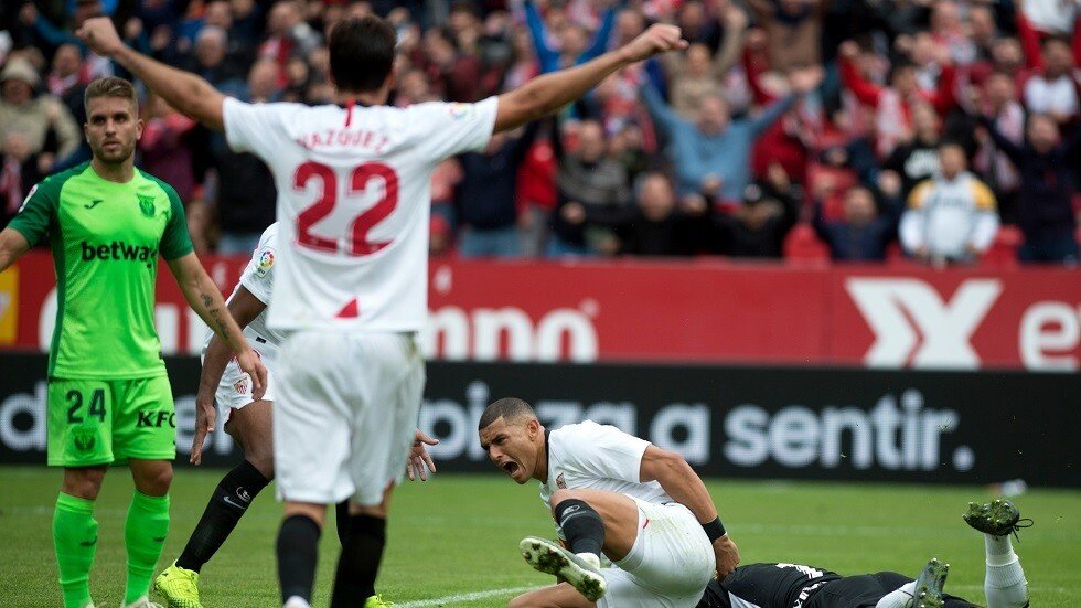 إشبيلية يتجاوز برشلونة (فيديو)