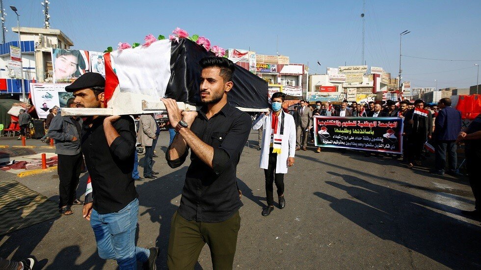 العراق.. حصيلة قتلى الاحتجاجات تلامس الـ500