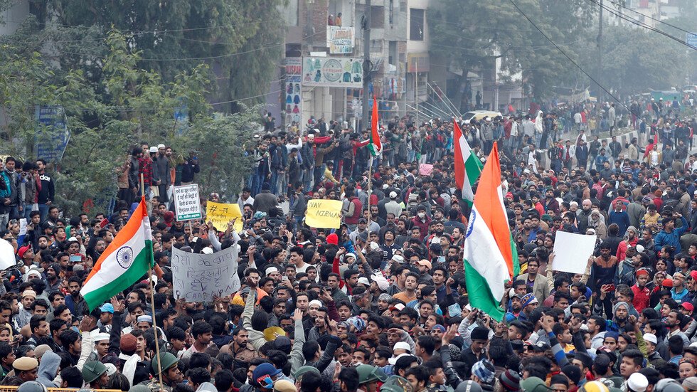 استمرار الاحتجاجات في الهند ضد قانون الجنسية