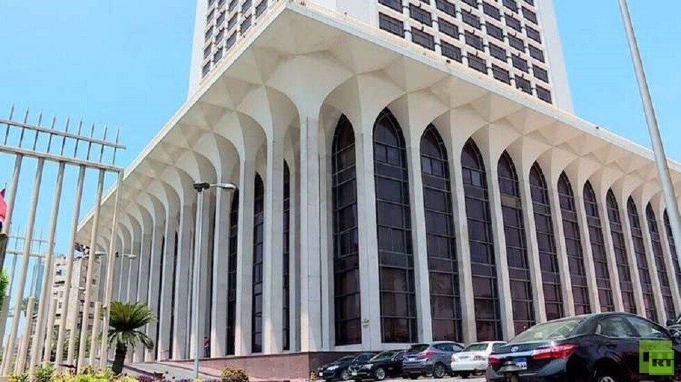 حريق في مبنى الخارجية المصرية