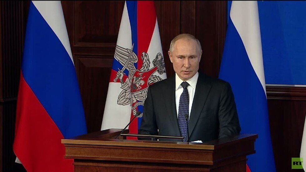 بوتين: لن نرضى بالتعادل مع الغرب في  نوعية الأسلحة