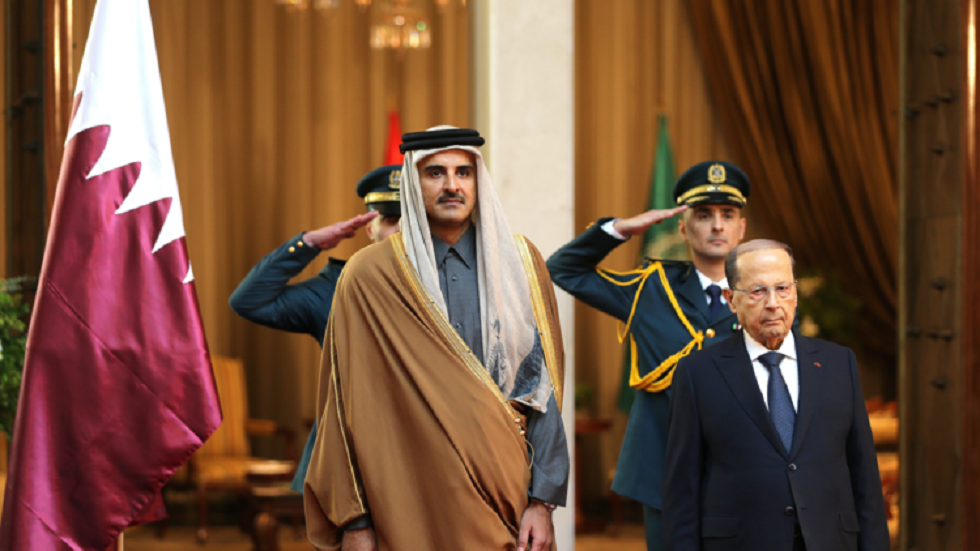 عون يدعو أمير قطر لزيارة لبنان