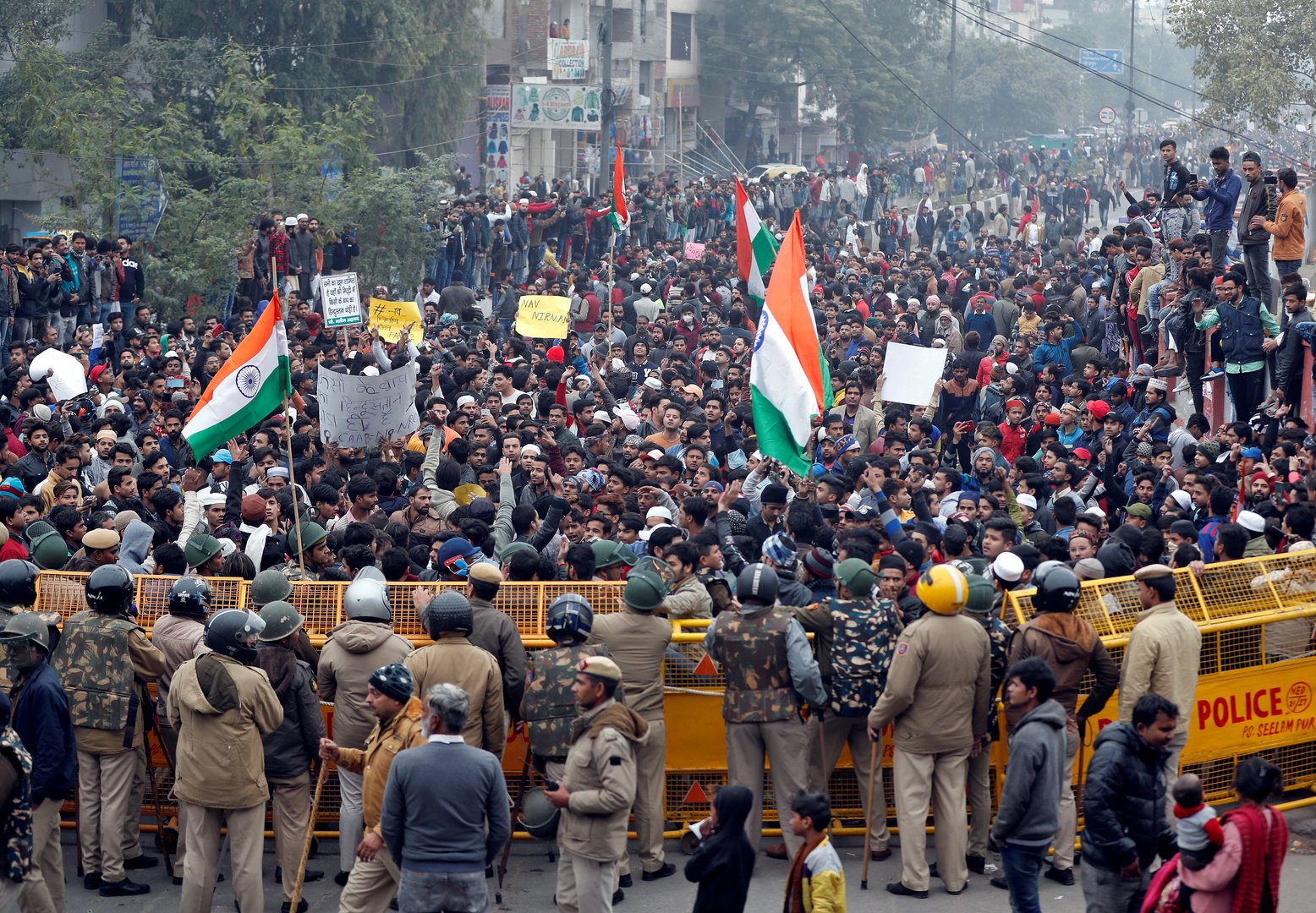 استمرار الاحتجاجات في الهند ضد قانون الجنسية
