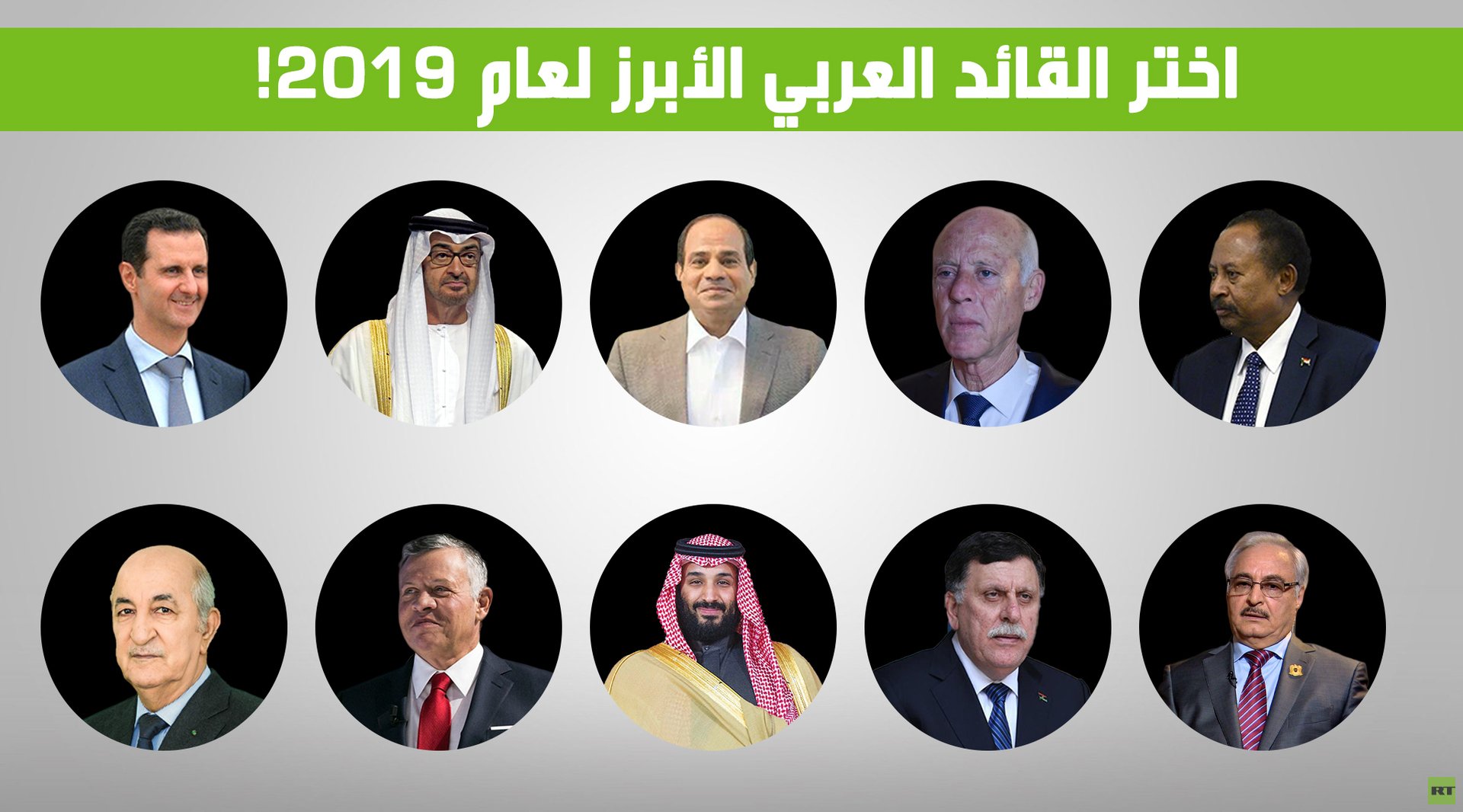 اختر القائد العربي الأبرز للعام 2019!