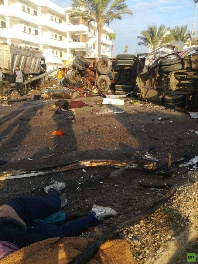 مقتل 21 شخصا بحادث سير في محافظة بورسعيد بمصر