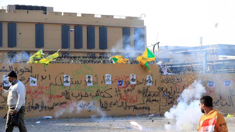 واشنطن تنشر صورا لإجراءات أمنية مشددة في سفارتها ببغداد