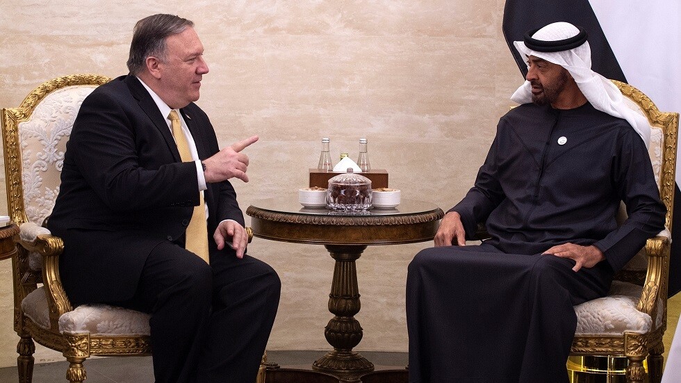 بومبيو يبحث مع محمد بن زايد اغتيال سليماني